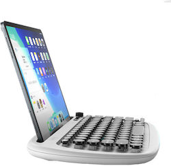Remax JP-01 Fără fir Bluetooth Doar tastatura pentru Tabletă UK Alb