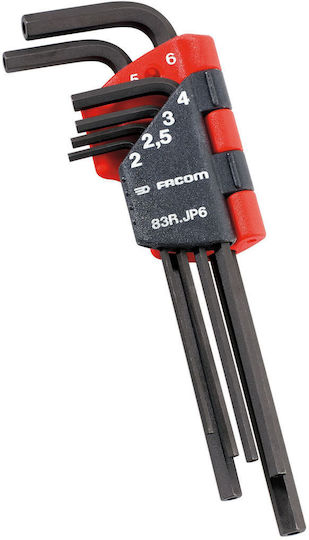 Facom Allen-Schlüssel-Set mit 6 Schlüsseln