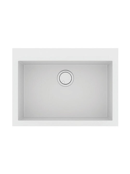 Crown Quadra Q70 6770-120 Drop-In Spüle aus Ver...
