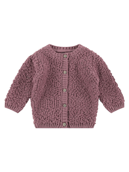 Babyface Cardigan with Zipper Purple