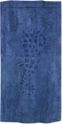 Azade Blue Beach Towel 160x80cm