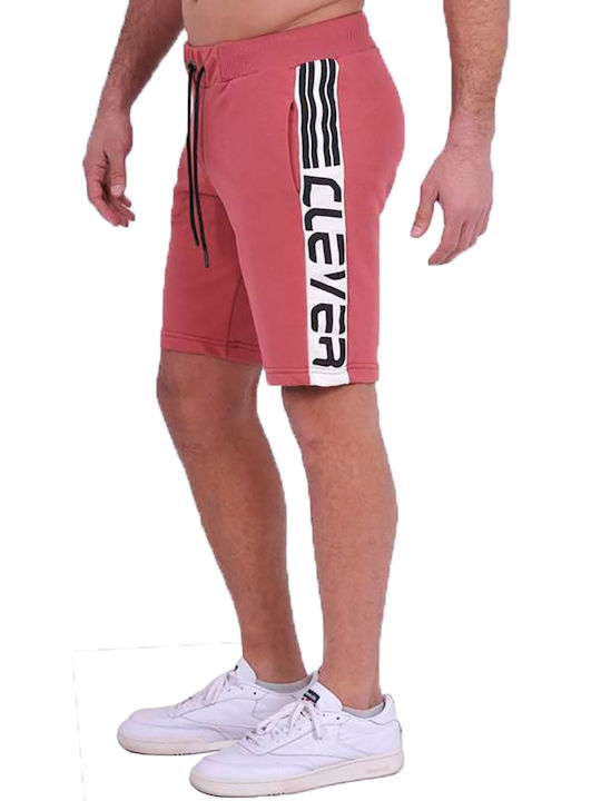 Clever Men's Athletic Shorts Pink