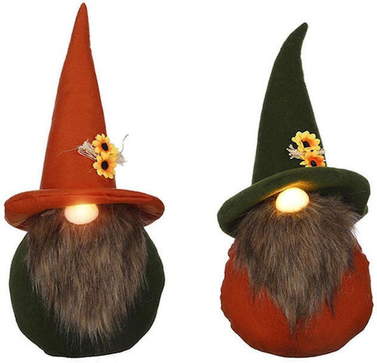Mica Illuminated Christmas Figure Dwarf Green