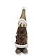 Angiolina Weihnachtliche Keramisch Figur SNowman Braun