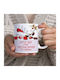 Christmas Mug Ceramic White Width 100cm.