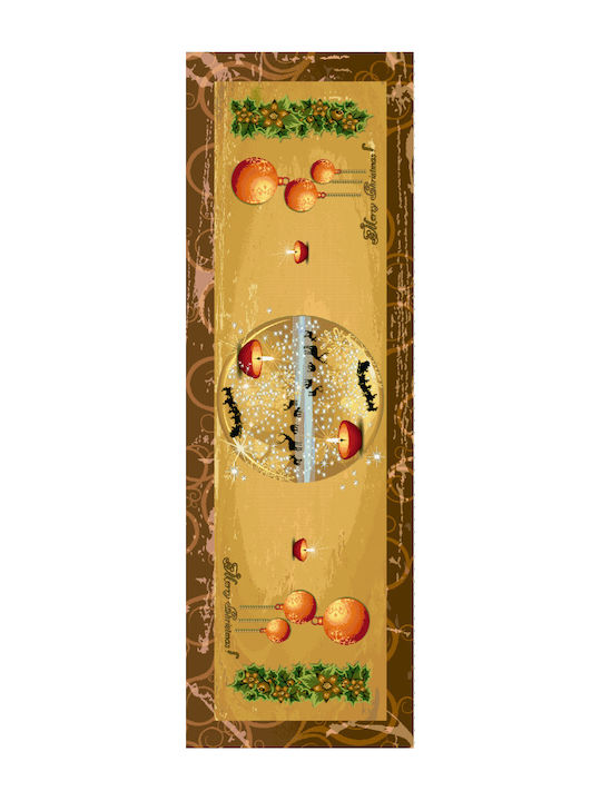 Vassiliadis Bros Christmas Tablecloth Runner Fabric Multicolour L140xW47cm.