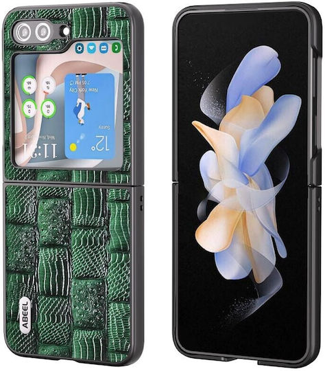 Genuine Umschlag Rückseite Kunststoff Grün (Galaxy Z Flip5)