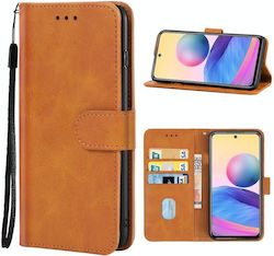 Wallet Δερμάτινο Καφέ (Redmi 10 5G)