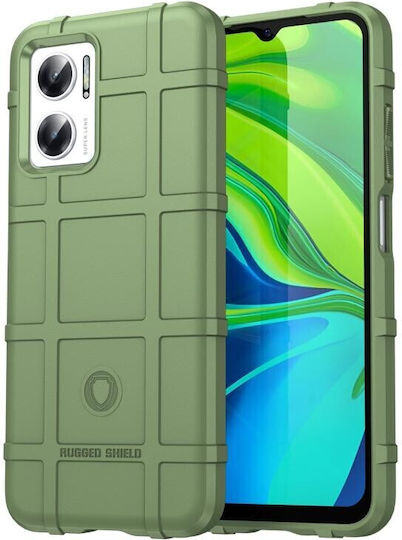 Shield Umschlag Rückseite Silikon Grün (Redmi 10 5G)