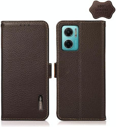 Wallet Δερμάτινο Καφέ (Redmi 10 5G)