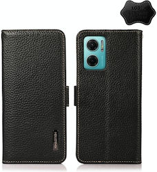 Wallet Δερμάτινο Μαύρο (Redmi 10 5G)