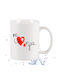 You me Ceramic Cup White