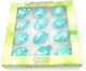 Easter Egg Glass Blue Set 12 Pieces