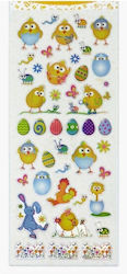 STICKERS Easter Stickers 31x31pcs