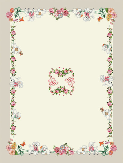 Vassiliadis Bros Easter Tablecloth Fabric 180x180x140pcs