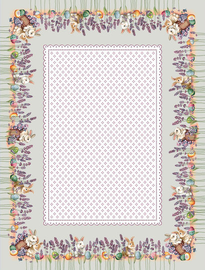 Vassiliadis Bros Easter Tablecloth Fabric 180x180x140pcs