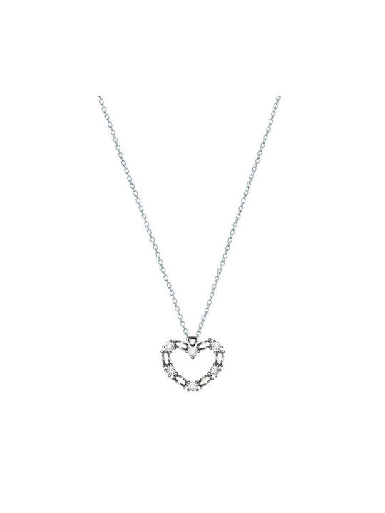 Amor Amor Necklace with design Heart from Silver