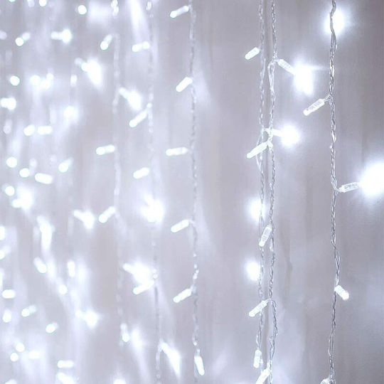 Светлини LED 2m. Хладен бял тип Завеса 1бр