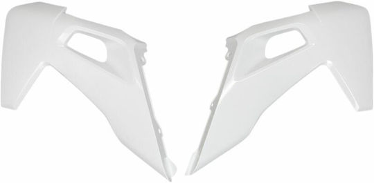 UFO Motorcycle Radiator Protector Husqvarna FC 450 White