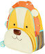Skip Hop ZOO School Bag Backpack Kindergarten Orange with Water Bottle Holder