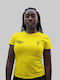TKT Charles Leclerc Ferrari Women's Athletic T-shirt Yellow