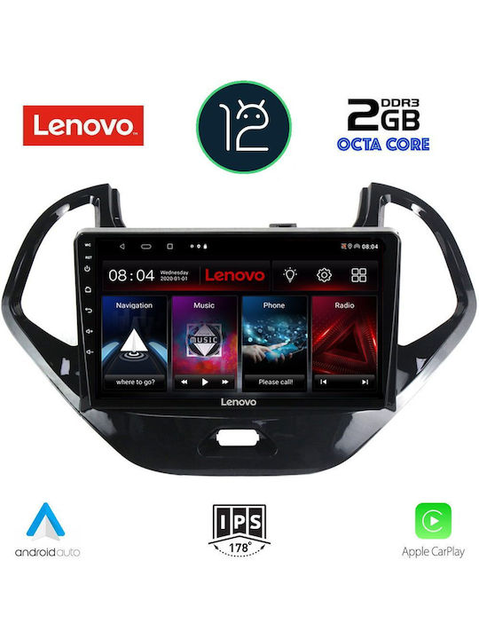 Lenovo Sistem Audio Auto pentru Ford Magazin online 2014> (Bluetooth/USB/AUX/WiFi/GPS/Apple-Carplay) cu Ecran Tactil 9"