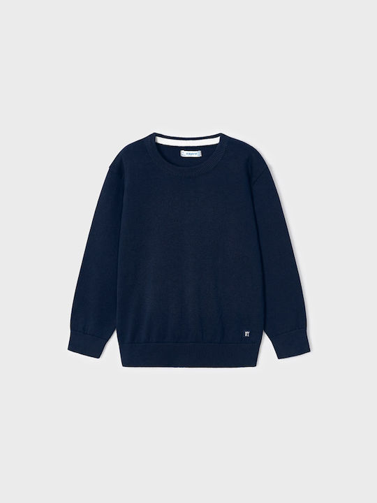 Mayoral Kids' Sweater Long Sleeve Navy Blue