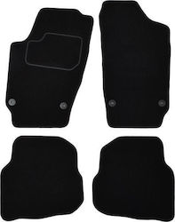 Custopol Σετ Μπροστινά και Πίσω 4τμχ για Seat Ibiza / Cordoba Μαύρα