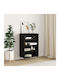 Shelf Floor Black 57x35x90cm