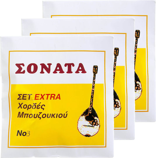 Sonata Set of Strings for Bouzouki Sonata Extra No3 - 11άρες 11 - 14"