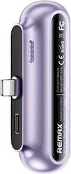 Remax RPP-576 Lightning Power Bank 3000mAh Μωβ