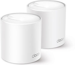 TP-LINK Deco X50 WiFi Mesh Network Access Point Wi‑Fi 6 Dual Band (2.4 & 5GHz) Double Kit