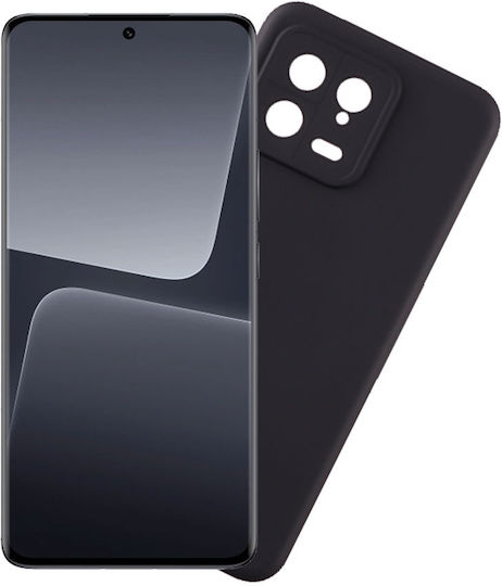 Volte-Tel Full Camera Protection Back Cover Σιλικόνης Μαύρο (Xiaomi 13)