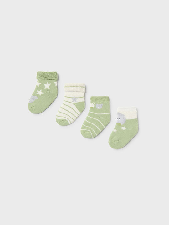 Mayoral Kids' Socks Green 4 Pairs