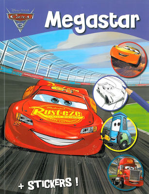 Disney Pixar Cars 3 Megastar +stickers!