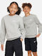 Fleece Kids Sweatshirt Gray Sportswear Club
