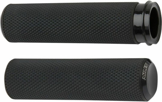 Arlen Ness Motorcycle Handlebars in Black color