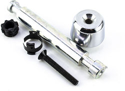 Sym Motorcycle Handlebar Counterweights in Silver Colour