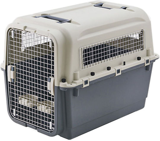 Vesta Pet Carrier 4 Κλουβί Μεταφοράς Σκύλου Γκρι 57x80x60cm