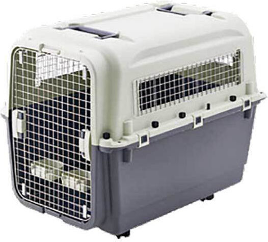 IATA 5 Gray Dog Transport Cage 81x57x65cm