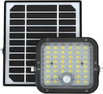 V-TAC Ηλιακός Προβολέας LED 10W Ψυχρό Λευκό 6400K με Αισθητήρα Κίνησης