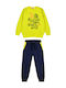 Energiers Kids Sweatpants Set Yellow 2pcs