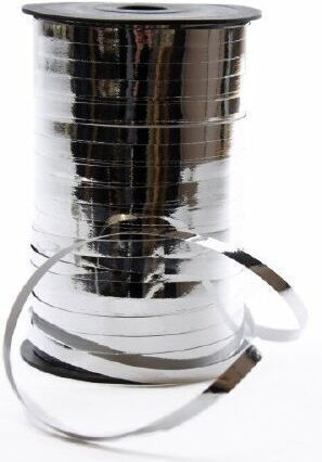 Hölzernes Band Band Monochrom Silber Metallisch mit Breite 5mm