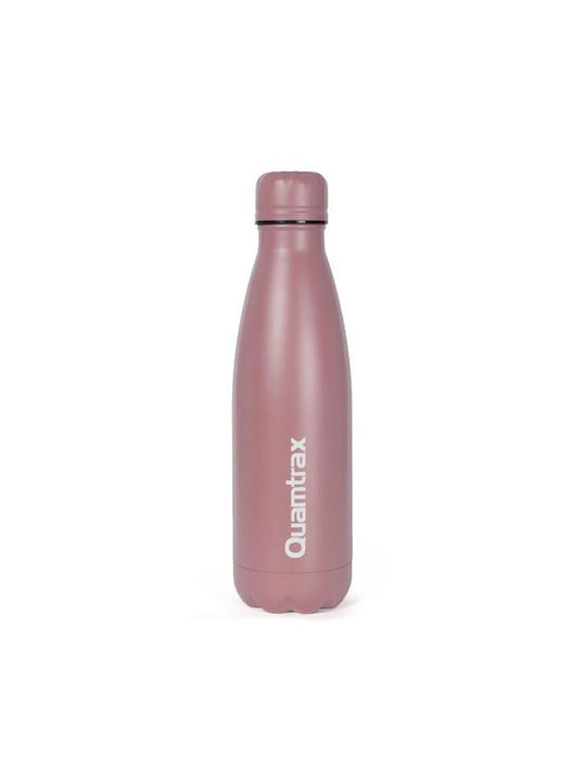 Quamtrax Nutrition Wasserflasche Aluminium 500ml Rosa