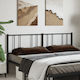 vidaXL Metallic Black Bed Headboard 206x90cm