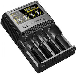 NiteCore SC4 4 Υποδοχών 18650 NiteCore SC4 4 Υποδοχών 18650