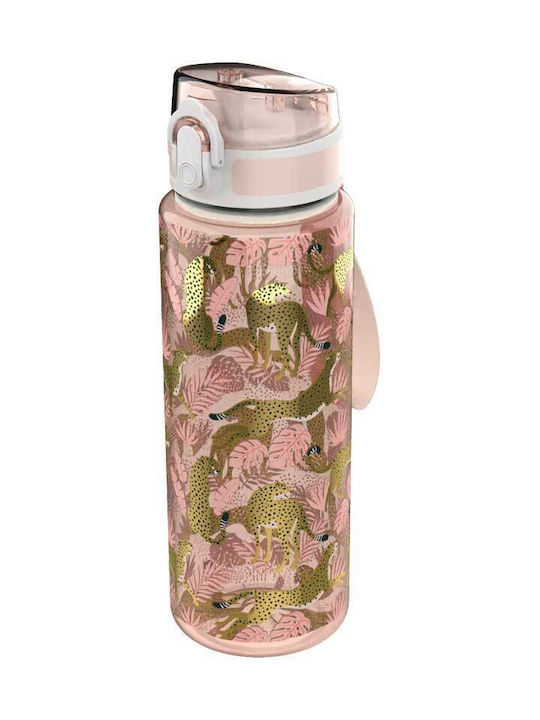 Plastic Water Bottle 600ml Beige