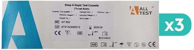 All Test Strep A Streptococcus Test 3pcs