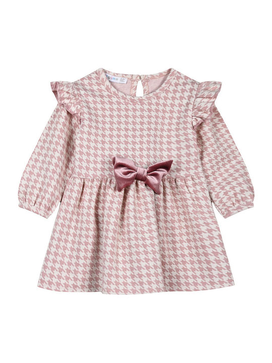 Rochie pentru Copii Mânecă lungă Catifea Roz