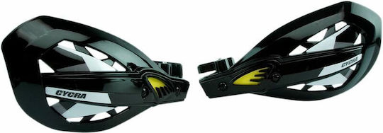 Cycra Motorcycle Protective Hand Guards in Black Colour